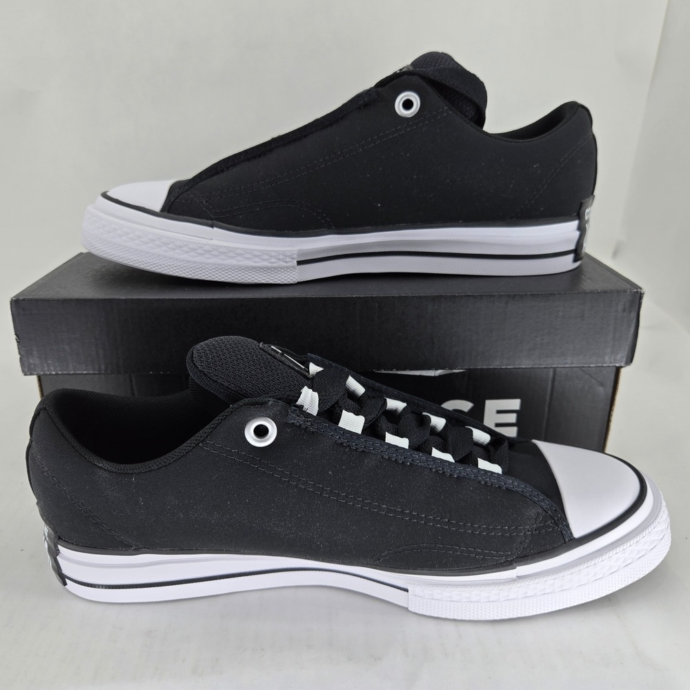 Converse Black and White Low Top Sneakers